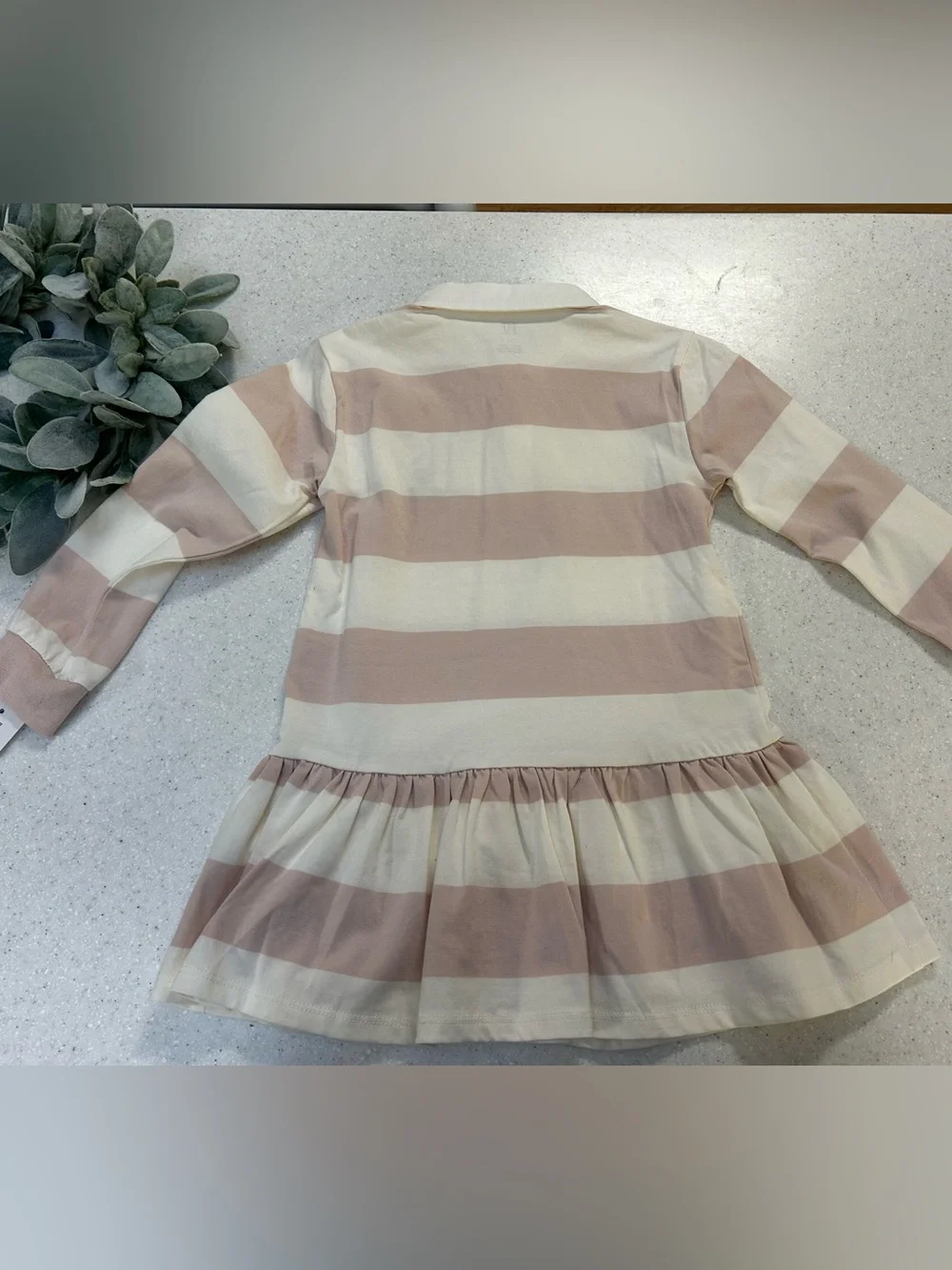 NWT Baby Gap Rugby Polo Dress G Patch Bear Embroidered Girls Size 4T